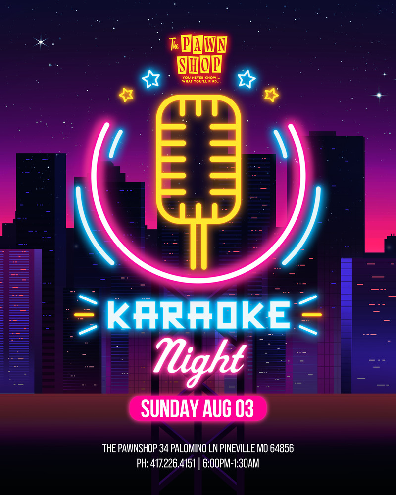 Karaoke Night - August 3rd